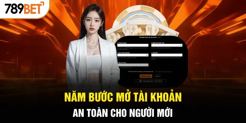 Năm bước mở tài khoản an toàn cho người mới