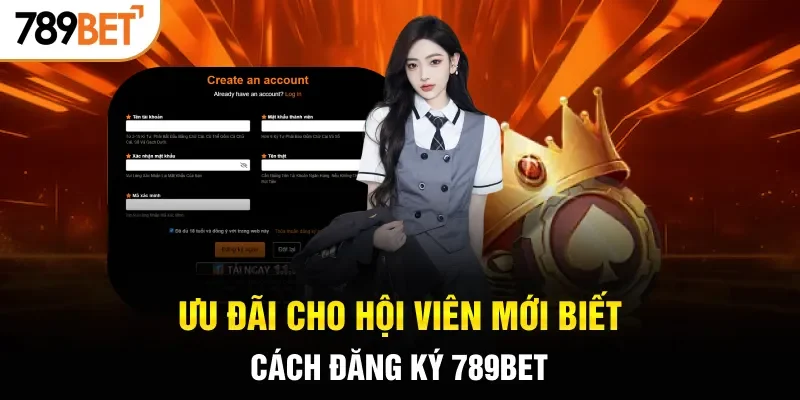 Ưu đãi cho hội viên mới biết cách đăng ký 789BET